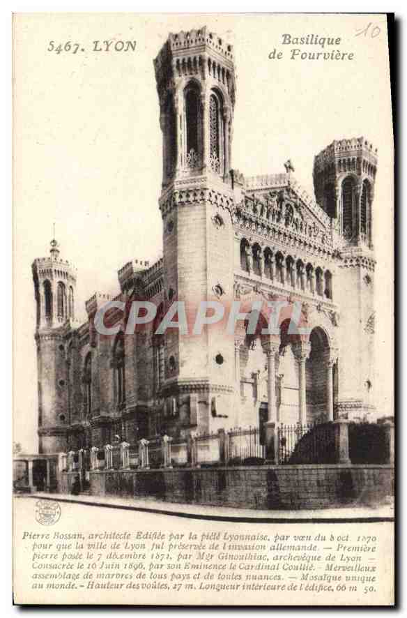CPA Lyon Basilique de Fourviere 