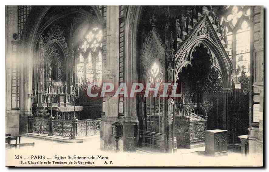 CPA Paris Eglise St Etienne du Mont 