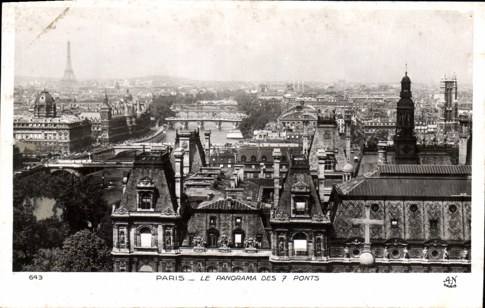CPA Paris Le Panorama des 7 Ponts 