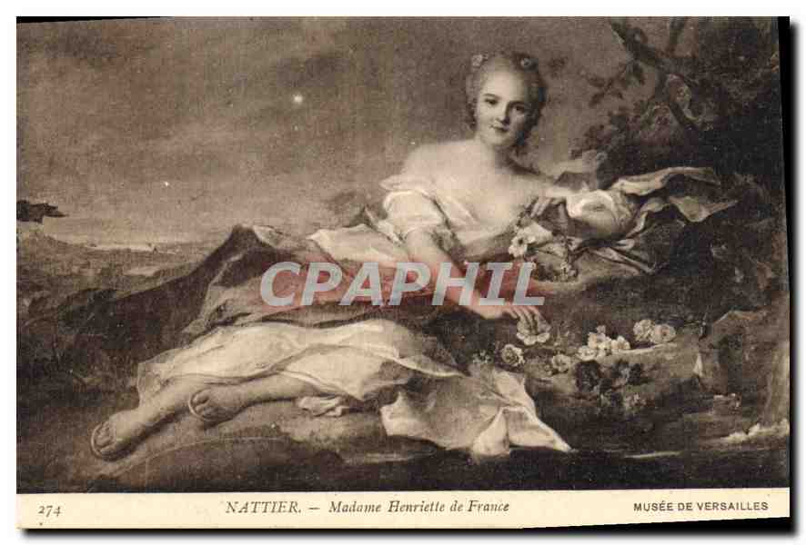 Madame Henriette de France — Nattier — Musée de Versailles
