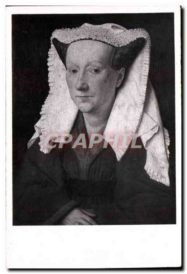 CPA Portrait de Marguerite Van Eyck par Van Eyck 