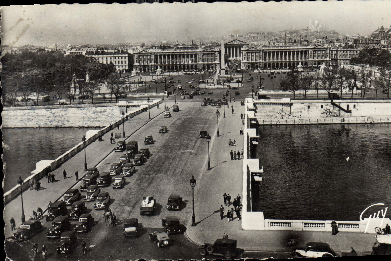 CPA Paris et ses Merveilles Pont et place de la Concorde 