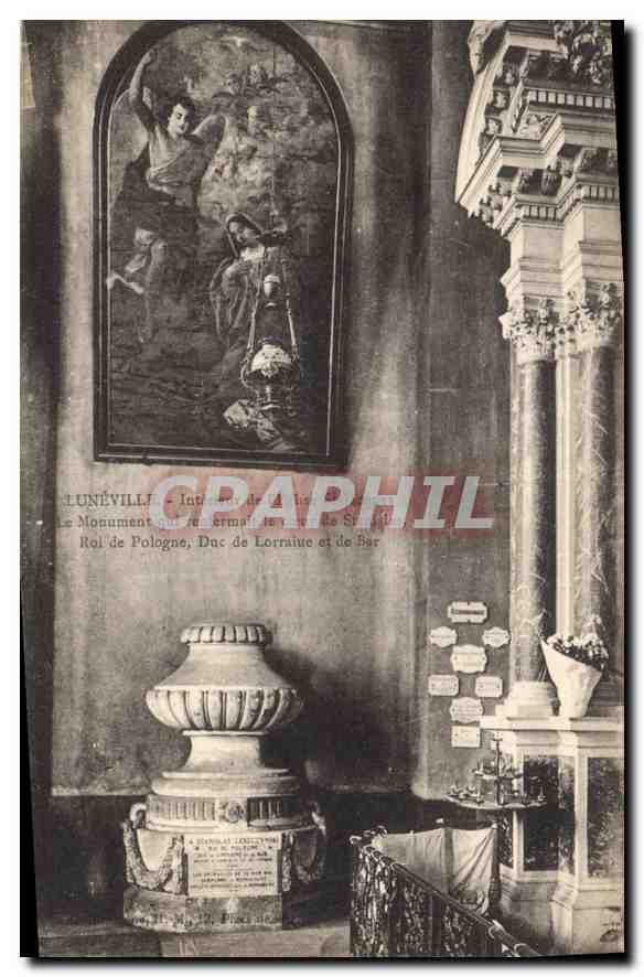 CPA Luneville Interieur de l'eglise St Jacques 