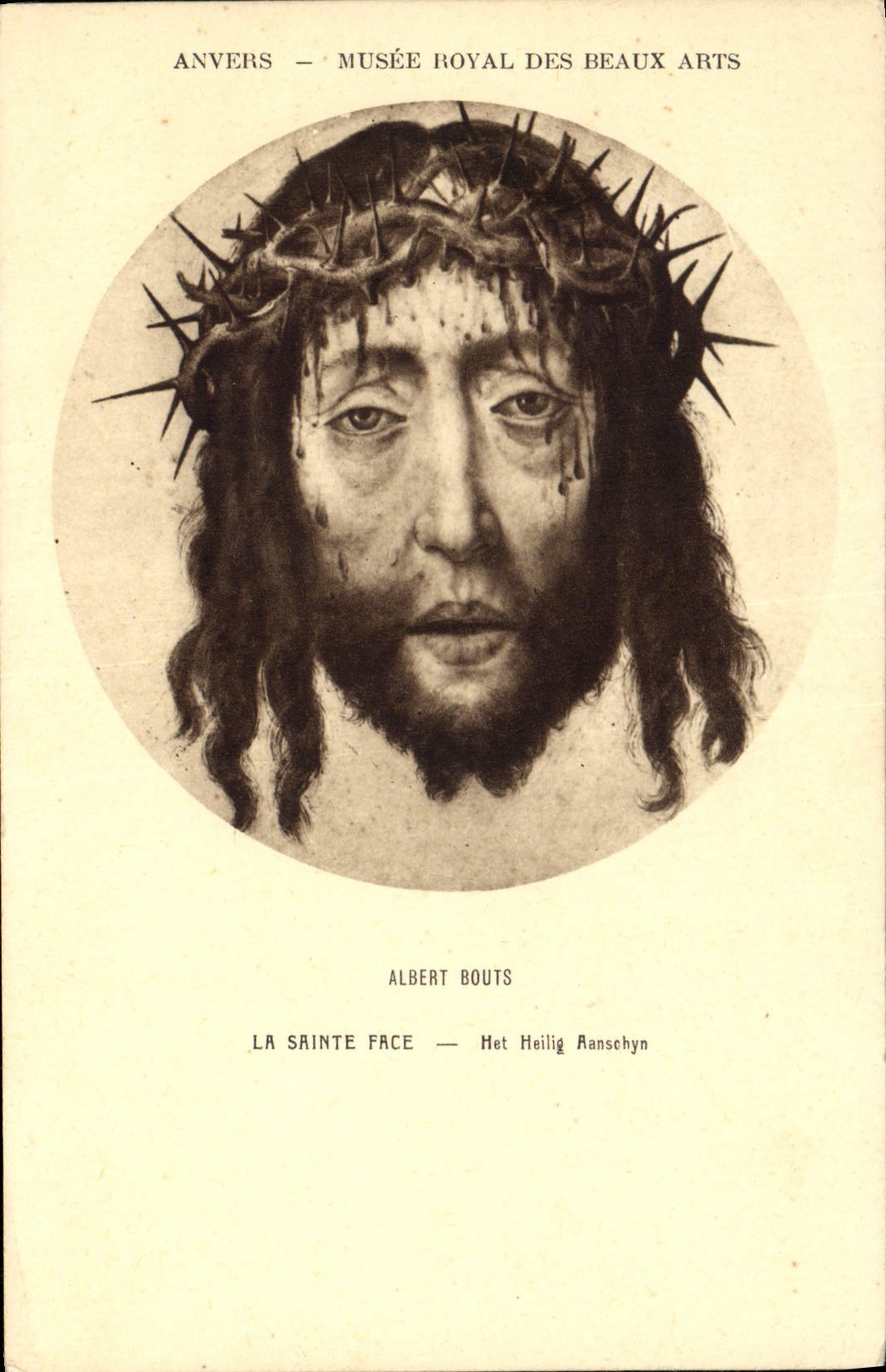 CPA Anvers Musee Royal des Beaux Arts La Sainte Face 