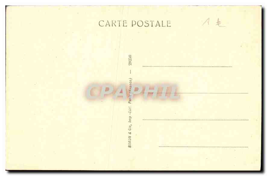 CPA Anvers Musee Royal des Beaux Arts La Sainte Face  — Rückseite