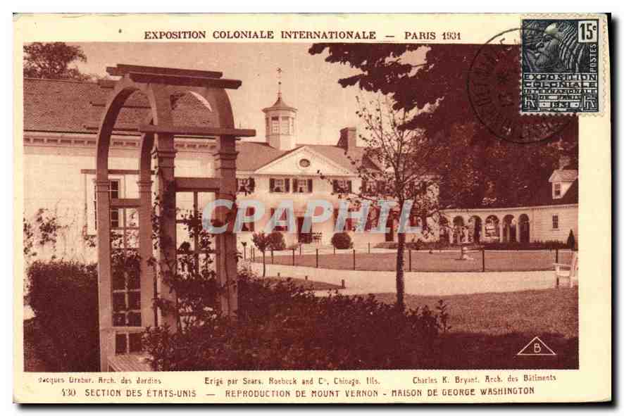 CPA Exposition Coloniale Internationale Paris 1931 Section des Etats Unis 
