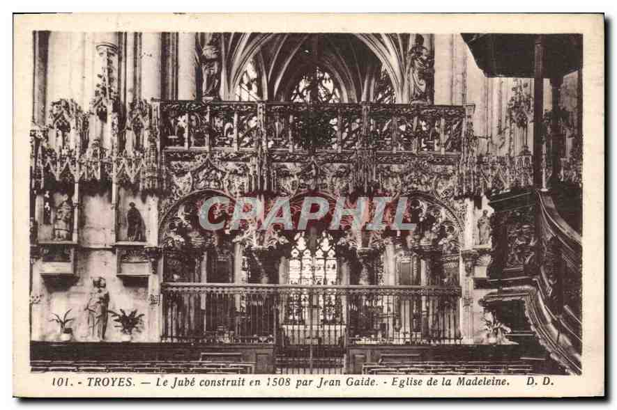 CPA Troyes  Le Jube Eglise de la Madeleine 