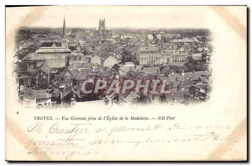 Troyes — Vue Générale prise de l'Église de la Madeleine — ND Phot