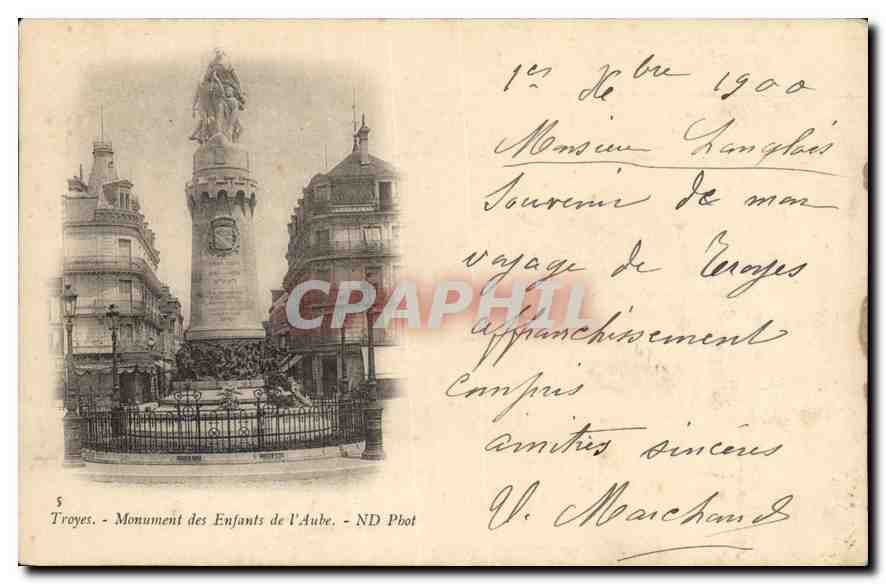 Troyes - Denkmal der Kinder der Aube - ND Phot