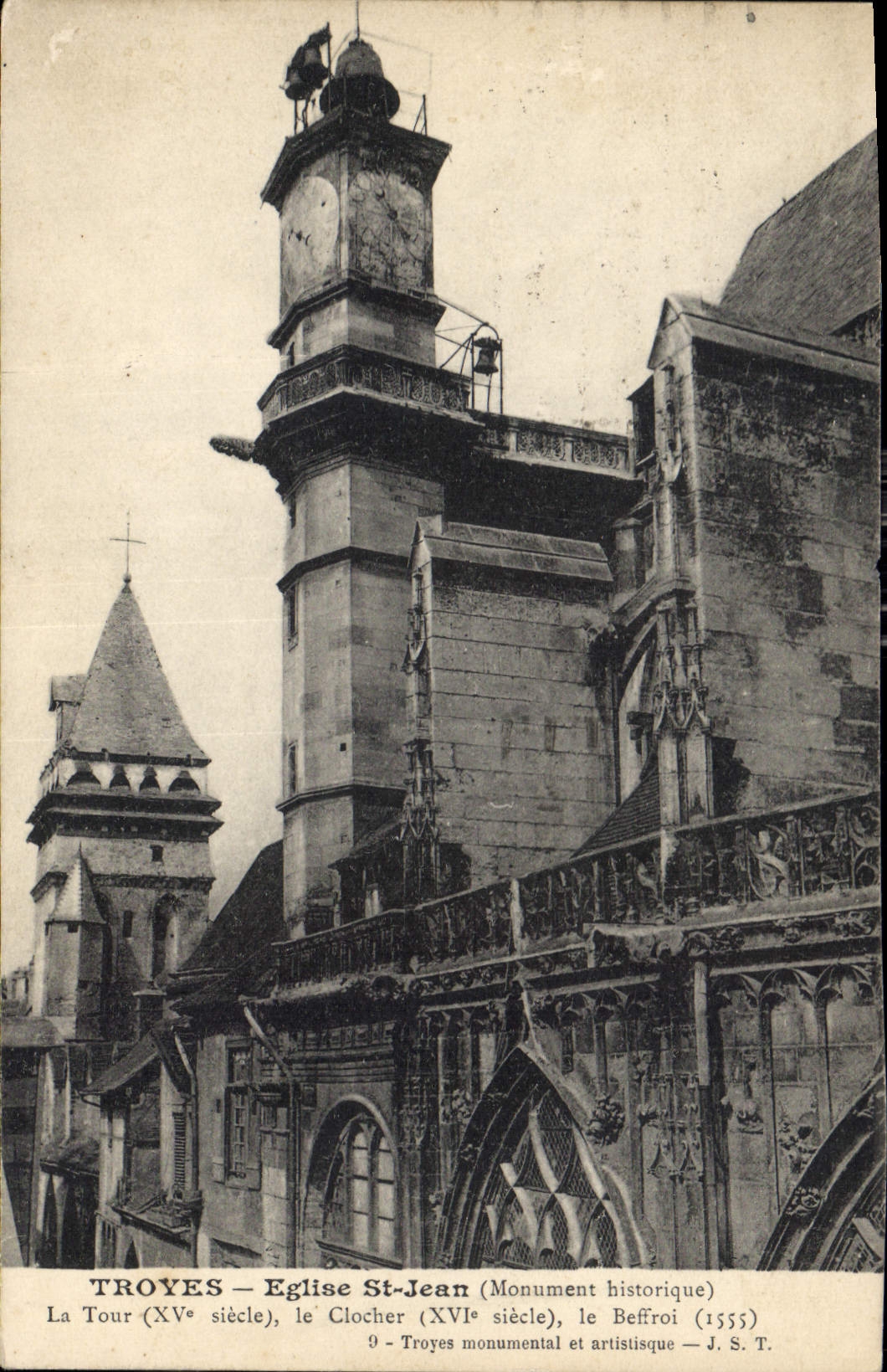 Troyes — Église Saint-Jean (Monument historique) — J. S. T. n°9
