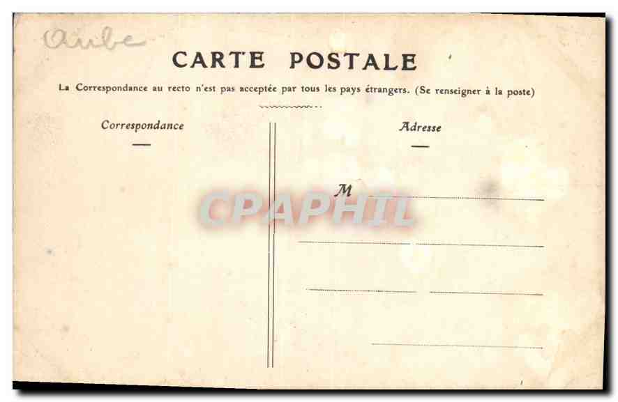 CPA Troyes  Jube de l'Eglise Ste Madeleine  — Rückseite