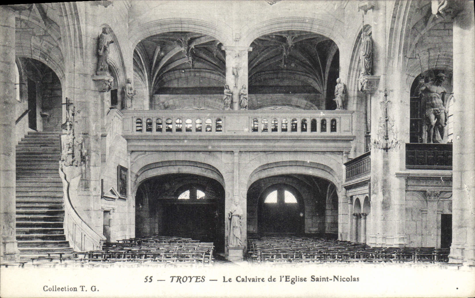 Troyes — Le Calvaire de l'Église Saint-Nicolas — Collection T. G.