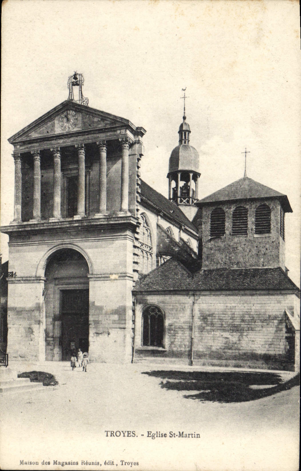 Troyes - Église Saint-Martin — Maison des Magasins Réunis, édit. Troyes
