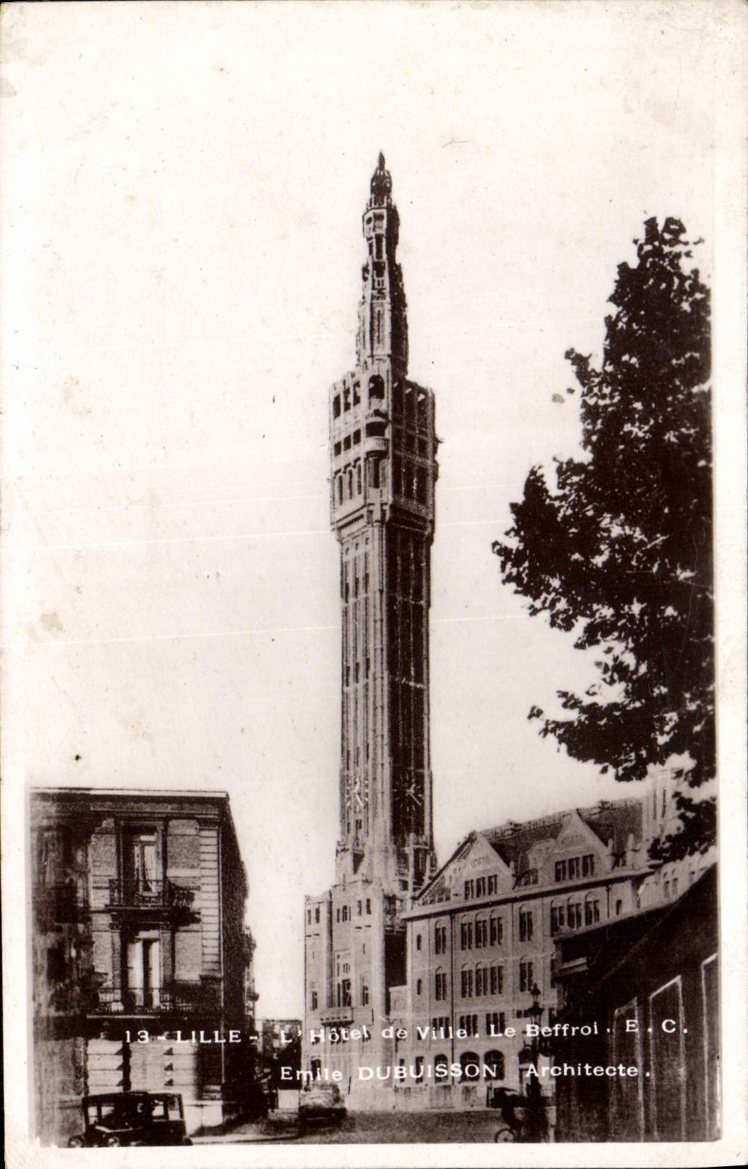 CPA Lille L'Hotel de Ville 