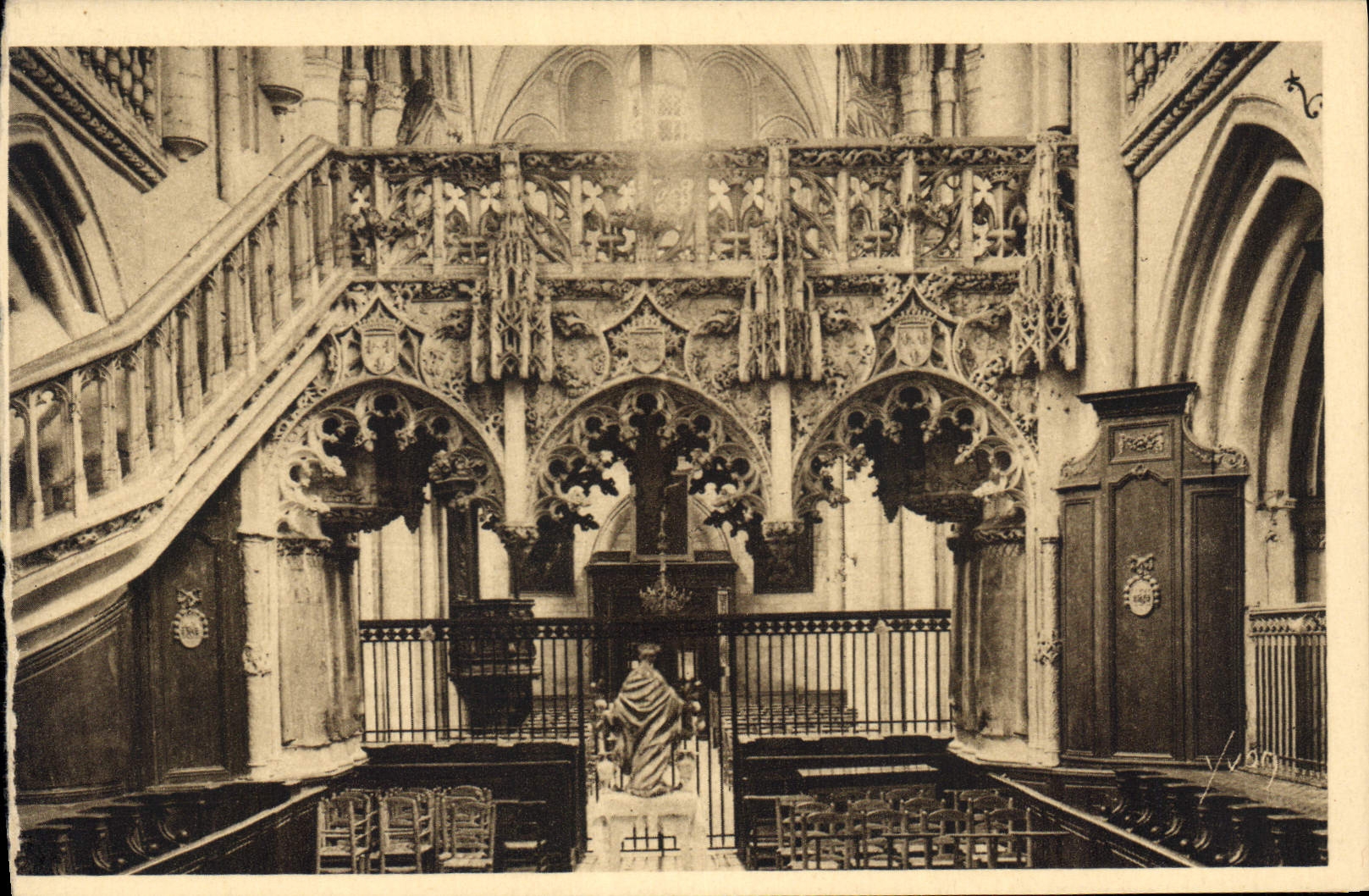 Église Sainte-Madeleine — Le Jubé (1508-1516) — TROYES (Aube) — Éditions d'Art Yvonne, Paris