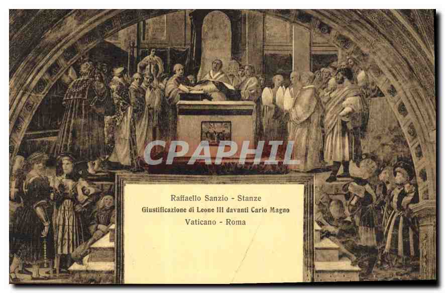 CPA Raffaello Sanzio Stanze Vaticano Roma 
