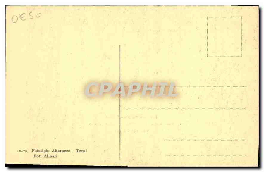 CPA Raffaello Sanzio Stanze Vaticano Roma  — Verso