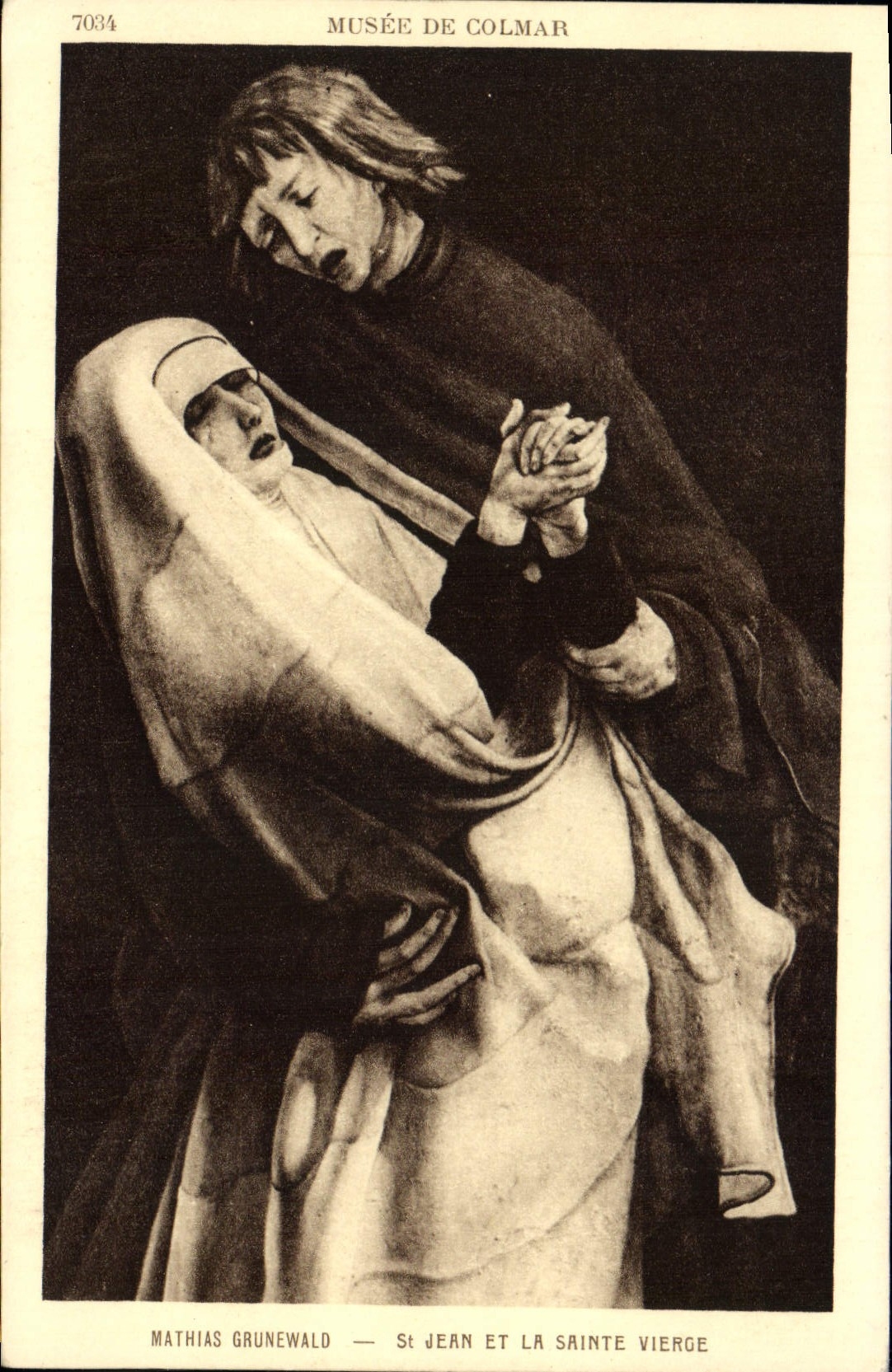 St Jean et la Sainte Vierge — Musée de Colmar — Mathias Grunewald — n° 7034