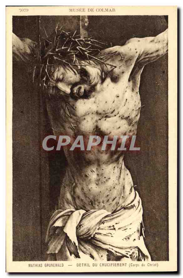 Crucifixion — Détail du Corps du Christ — Musée de Colmar