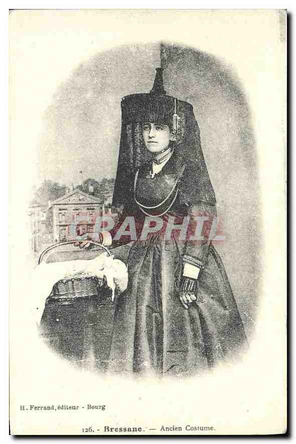 REPRO Folklore Bressane Ancien Costume 