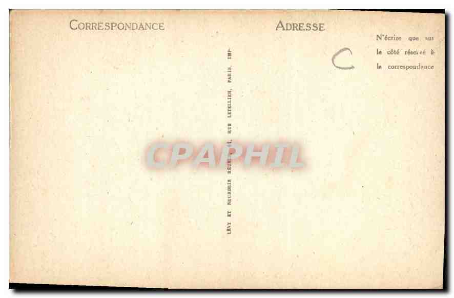 CPA Vezelay Vue Generale  — Rückseite