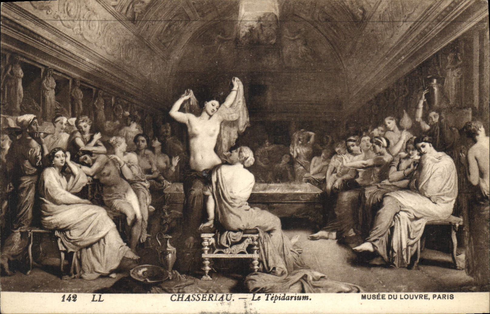 CPA Chasseriau Le Tepidarium Musee du Louvre Paris 