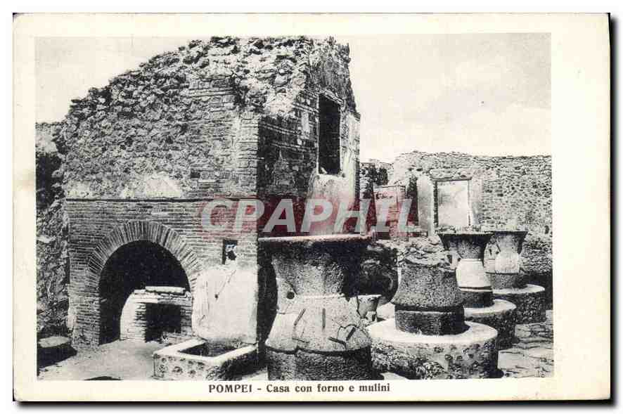CPA Pompei Casa con forno e mulini 