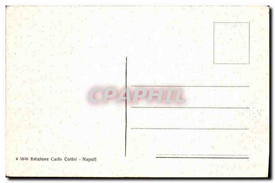 CPA Pompei Casa con forno e mulini  — Verso