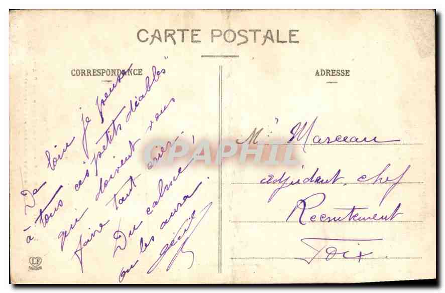 Toulouse - Fontäne des Jardin des Plantes (Die Garonne und die Ariège, von Laporte) - n°35 — Rückseite