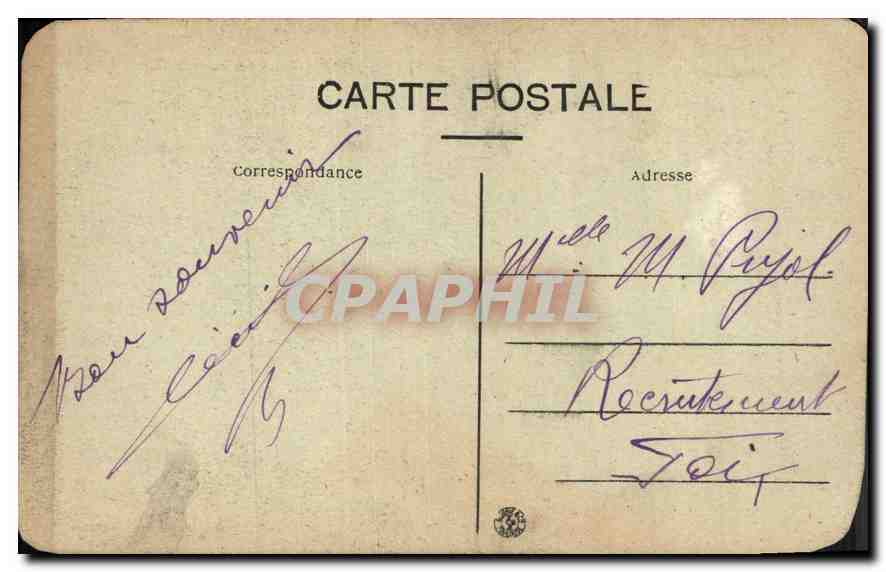 CPA Toulouse Le Marche Victor Hugo  — Verso