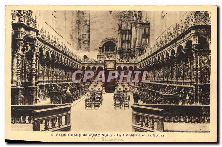 CPA St Bertrand de Comminges La Cathedrale Les Stalles 