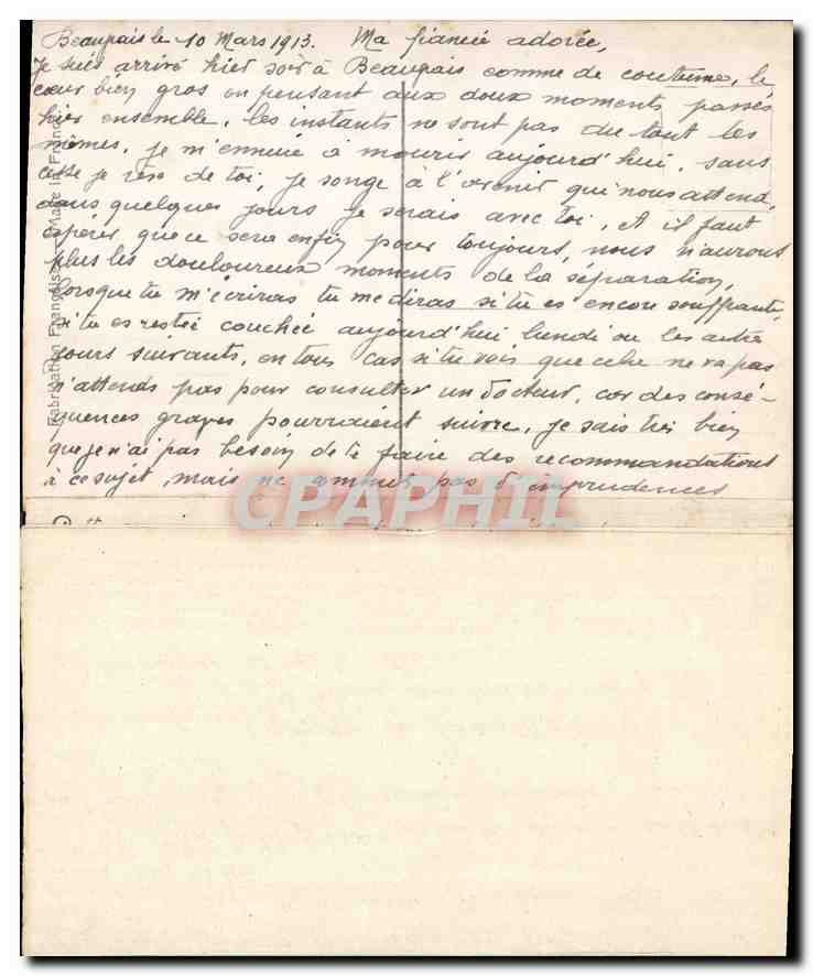 CPA Repetez moi toujours encore Femme — Verso