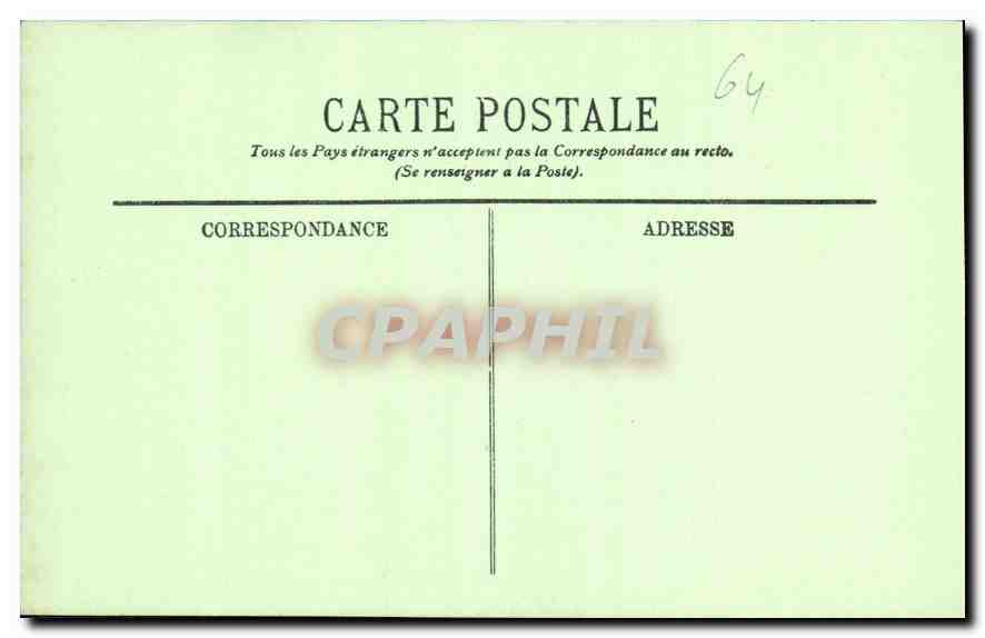 CPA Luchon L'Entree du Parc du Casino  — Rückseite