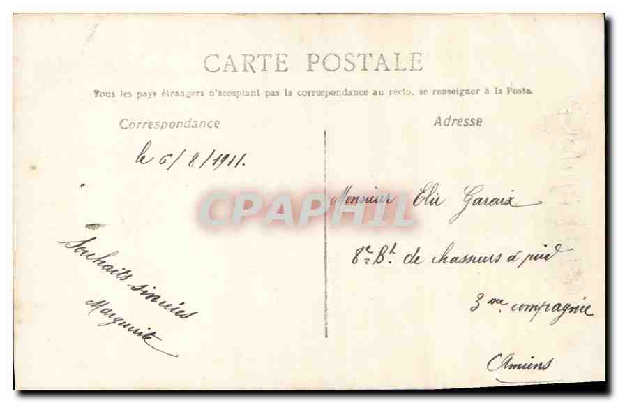 CPA Bonne Fete Femme — Rückseite