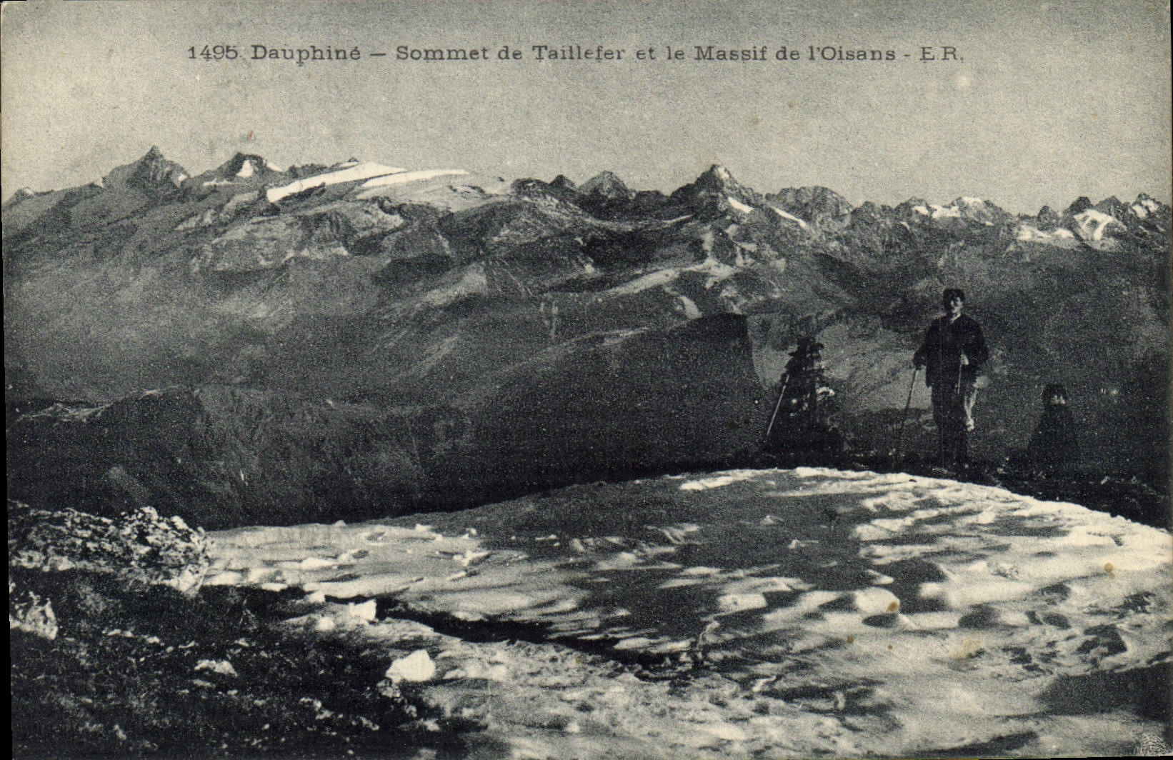 Dauphiné — Sommet de Taillefer et le Massif de l'Oisans — E.R.