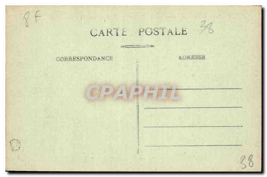Dauphiné — Sommet de Taillefer et le Massif de l'Oisans — E.R. — Rückseite