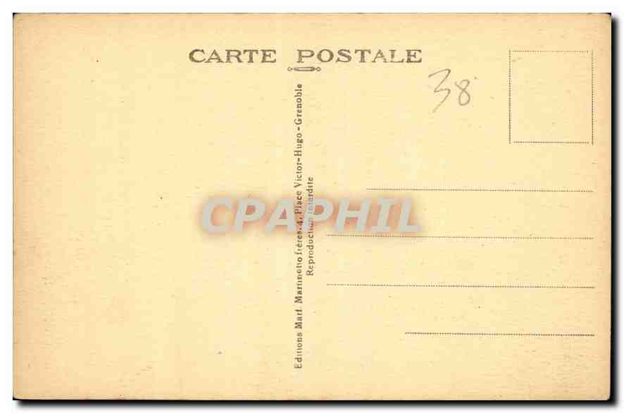 Route de la Grande-Chartreuse - Corenc et les Alpes — Éditions Marius Manneville, Grenoble — Rückseite