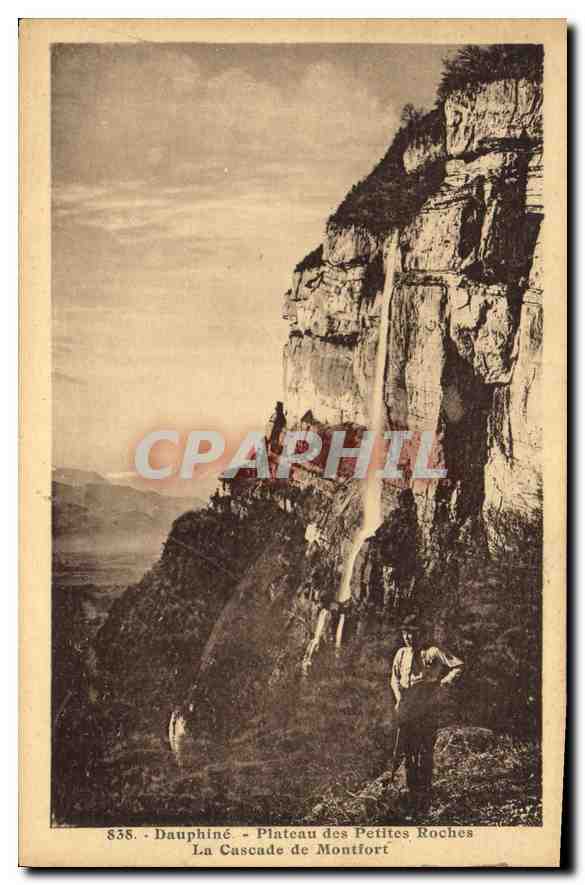 CPA Dauphine Plateau des Petites Roches La Cascade de Montfort 