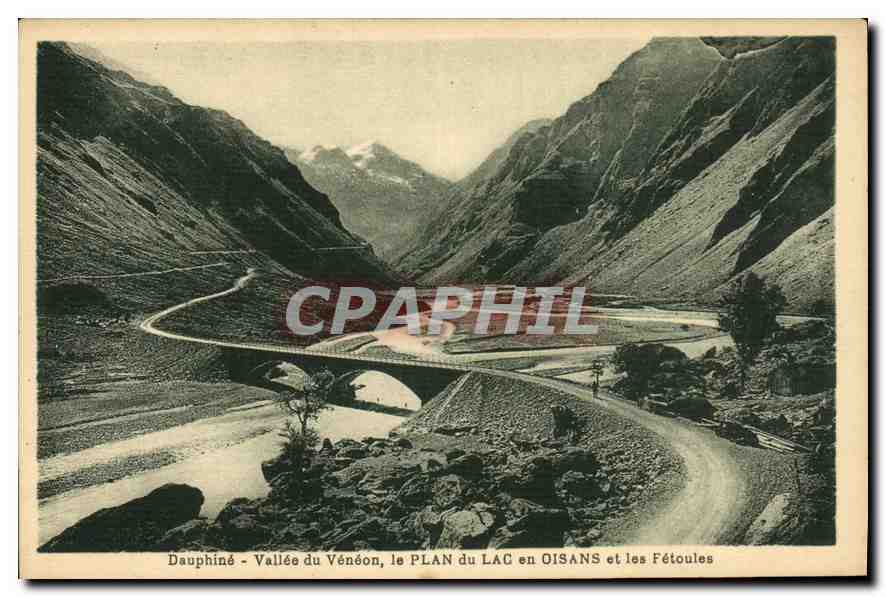 Dauphiné - Vallée du Vénéon, le PLAN du LAC en OISANS et les Fétoules