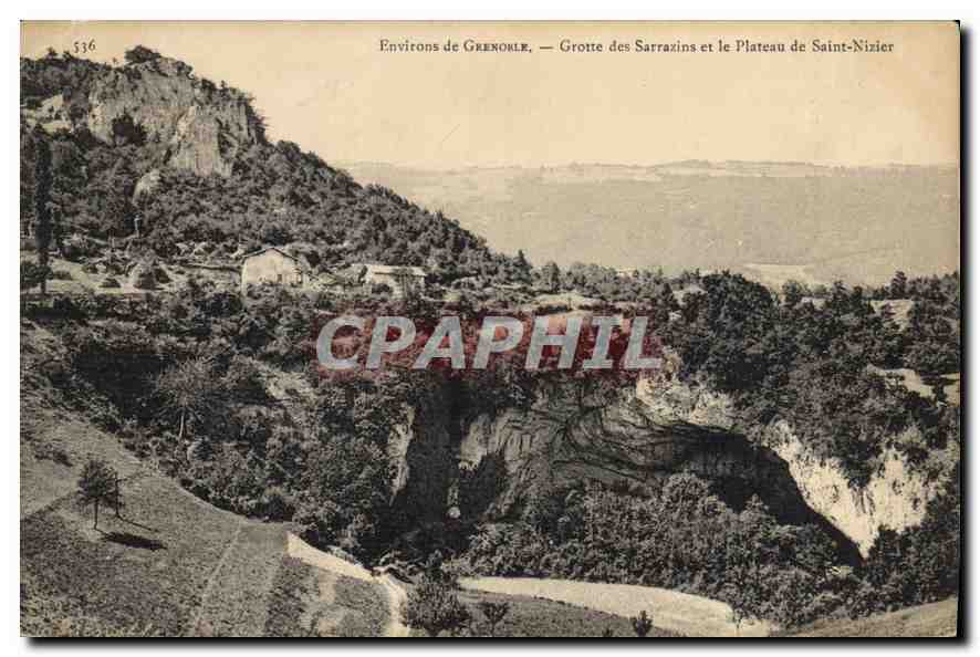 Environ de Grenoble — Grotte des Sarrazins et le Plateau de Saint-Nizier — n° 536