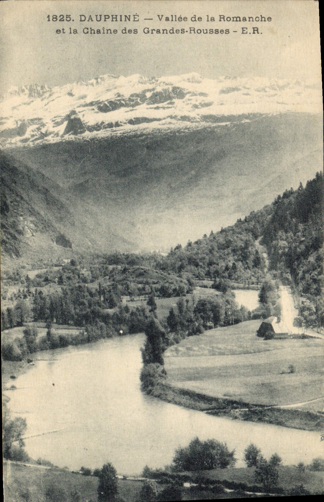 CPA Dauphine Vallee de la Romanche et la Chaine des Grandes Rousses 
