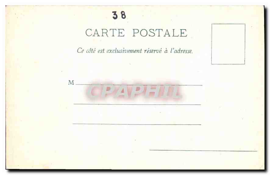 CPA La Meije vue prise de la Grave  — Rückseite