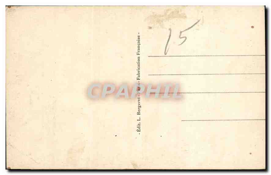 CPA Femme — Rückseite