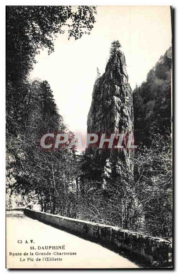 Le Pic de l'Éillette — Route de la Grande-Chartreuse — CI A.V. 55. DAUPHINÉ