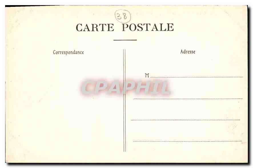 CPA Vallee de la Bourne Isere Vue prise du Pont de Goule Noire  — Back