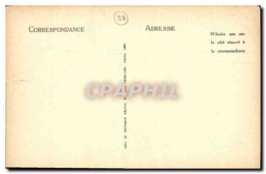 CPA Grenoble Le Clocher de l'Eglise Saint Bruno Illumine  — Rückseite