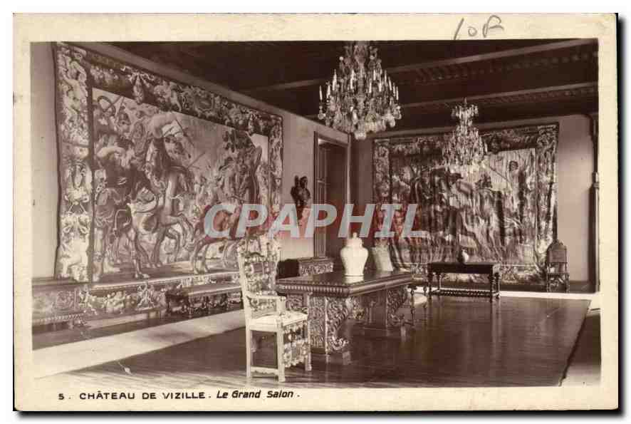 Château de Vizille. Le Grand Salon — Édition Monuments Historiques, n°5