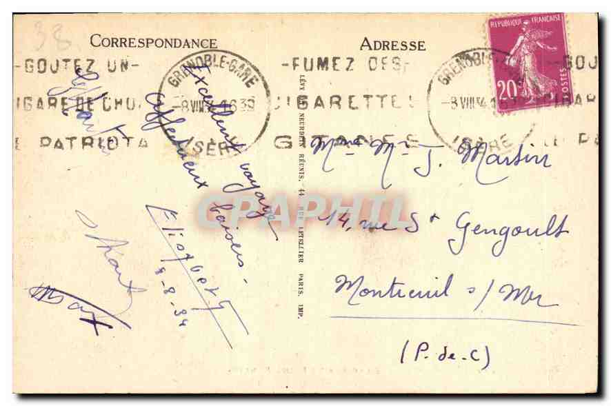 Les Grandes Rousses — Glaciers de Saint-Sorlin — LL, n°603 — Reverso