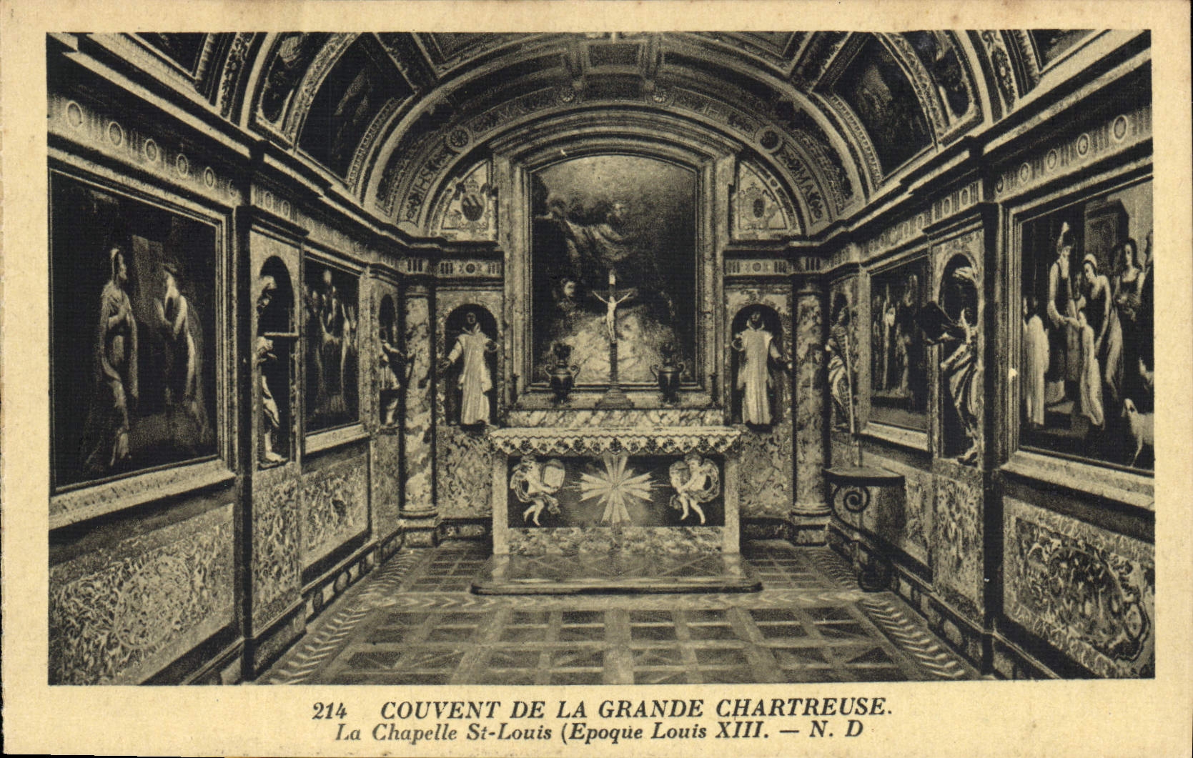 Couvent de la Grande Chartreuse — La Chapelle Saint-Louis (Époque Louis XIII) — N. D.