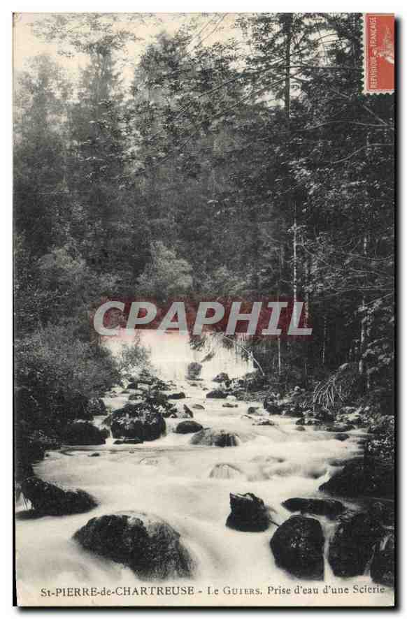 St-Pierre-de-Chartreuse - Le Guiters - Prise d'eau d'une scierie